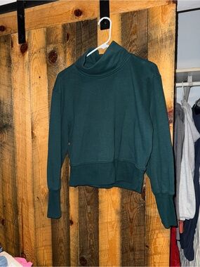 Abercrombie & Fitch Dark Green Turtleneck Sweatshirt
